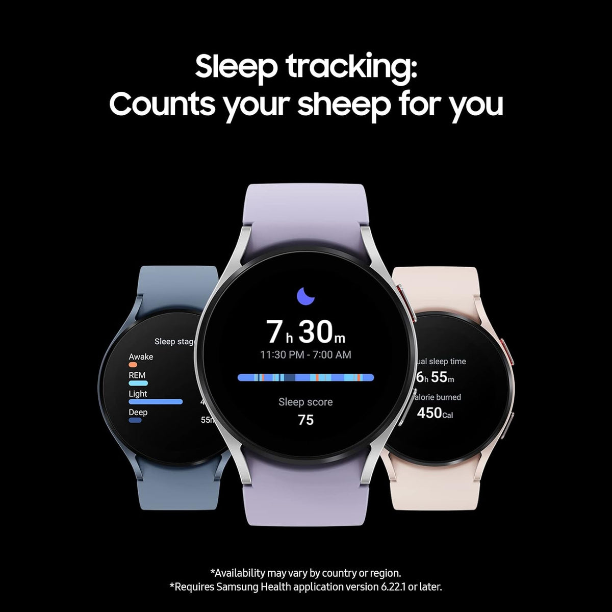 SAMSUNG Galaxy Watch 5 40mm Bluetooth Smartwatch w/Body, Health, Fitness and Sleep Tracker, Sapphire Crystal Glass, Enhanced GPS Tracking, US Version, Pink Gold Bezel w/Pink Band (Renewed)
