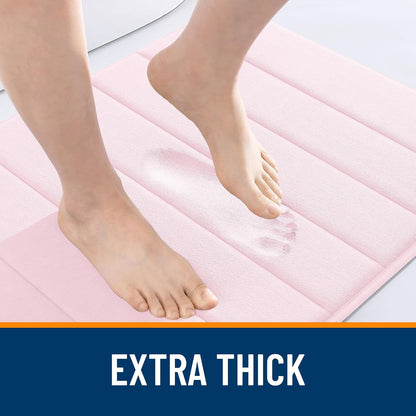 Memory Foam Toilet Rugs U Shaped 24x20, Super Soft and Absorbent