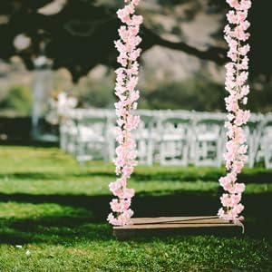 6PC 35.4FT Cherry Blossom Flowers Garland Vine for Decoration