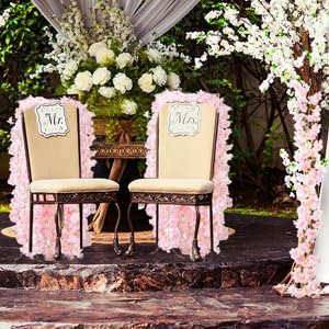 6PC 35.4FT Cherry Blossom Flowers Garland Vine for Decoration