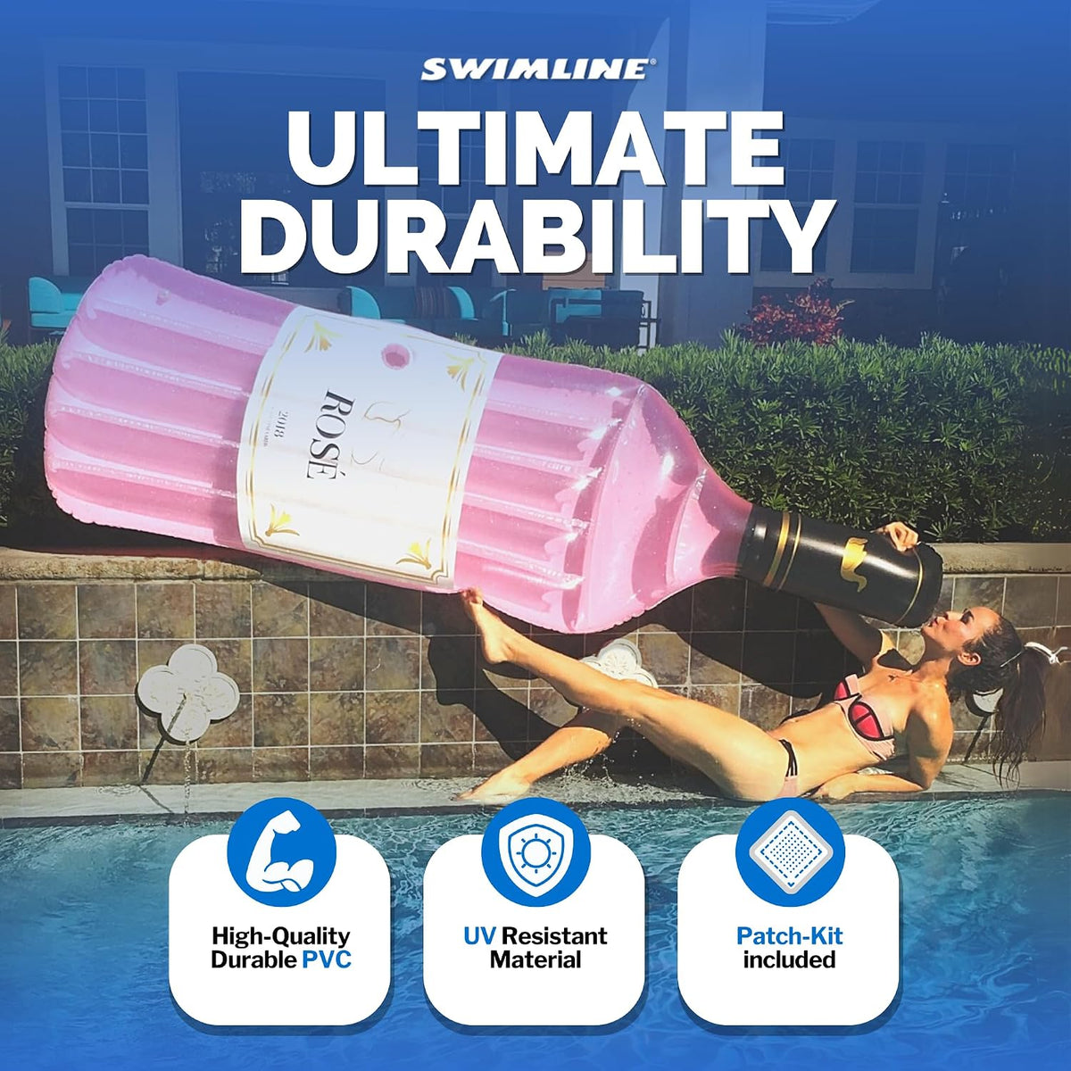 Inflatable Swimming Pool Float Lounger Raft Mattress