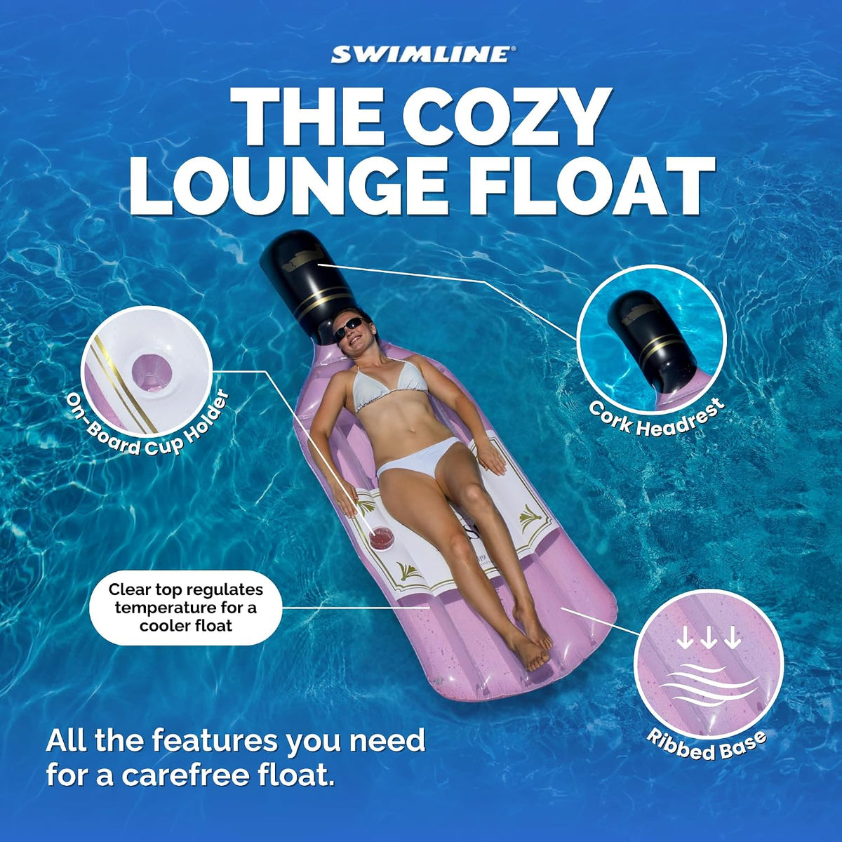 Inflatable Swimming Pool Float Lounger Raft Mattress