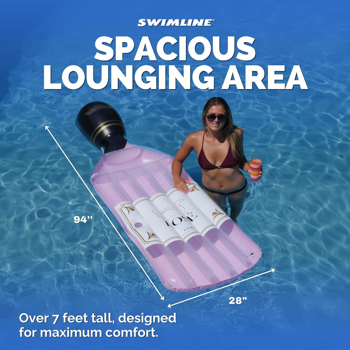Inflatable Swimming Pool Float Lounger Raft Mattress