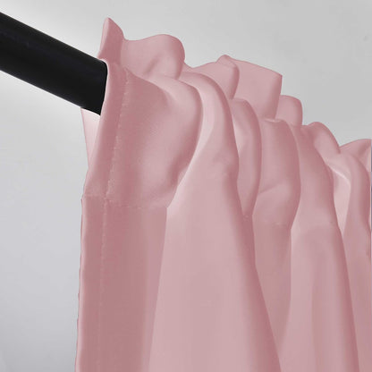 Solid Pink Rod Pocket Valance for Windows 60x14 Inches Valances for Kitchen Blackout Curtain Valance for Living Room Short Straight Drape Valance for Bedroom Kids Room 1 Panel