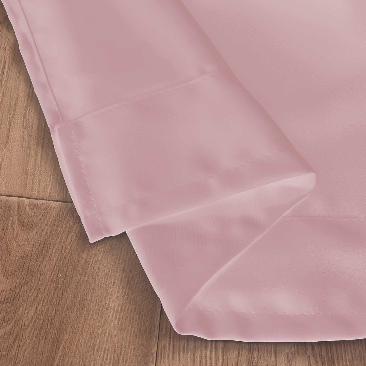 Solid Pink Rod Pocket Valance for Windows 60x14 Inches Valances for Kitchen Blackout Curtain Valance for Living Room Short Straight Drape Valance for Bedroom Kids Room 1 Panel