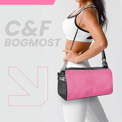 Small Travel Duffel Bag Foldable Waterproof Gym Bag for Gym Beach Swim Bag Men Women Duffle Bag Lightweight Oxford Cloth Sports Bag-Pink