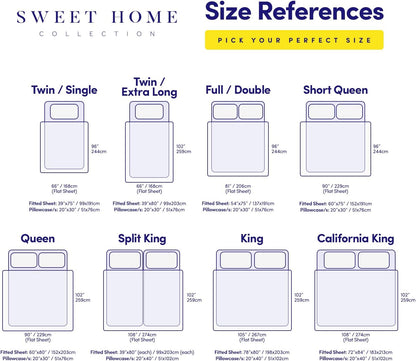 1500 Supreme Collection Queen Sheet Sets Pale Pink - Luxury Hotel Bed Sheets and Pillowcase Set for Queen Mattress - Extra Soft, Elastic Corner Straps, Deep Pocket Sheets, Queen Pale Pink