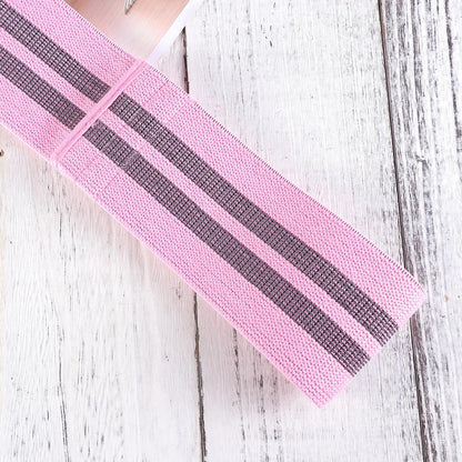 Women Hip Elastic Resistance Band for Squats and Leg Exercises Pink