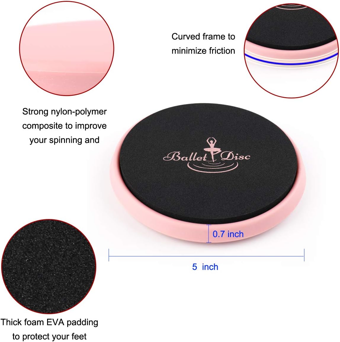 Turn Board for Dancers, Ballet Turning Board, Turning Boards for Dancers, Spinning Boards for Pirouette, Turns and Balance, Spinner Boards for Dancers, Ice Skaters, Gymnasts and Cheerleaders