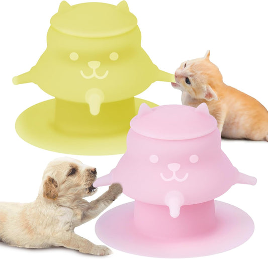 2Pcs Puppy Milk Feeder Nursing Station,Dispenser Food Grade Silicone