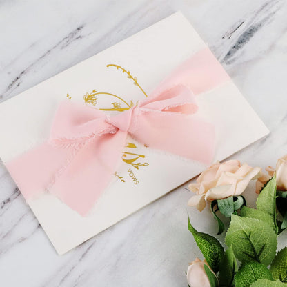 Mixed Pink Chiffon Ribbon 3 Rolls 1.5 Inch x 7 Yards