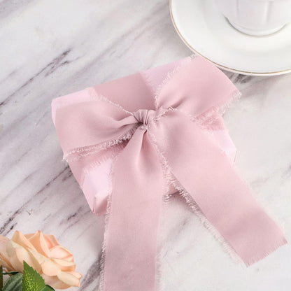 Mixed Pink Chiffon Ribbon 3 Rolls 1.5 Inch x 7 Yards
