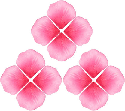 2000 PCS Silk Rose Petals Artificial Flower Petals for Wedding Flower Decoration. Pink and Rose Pink