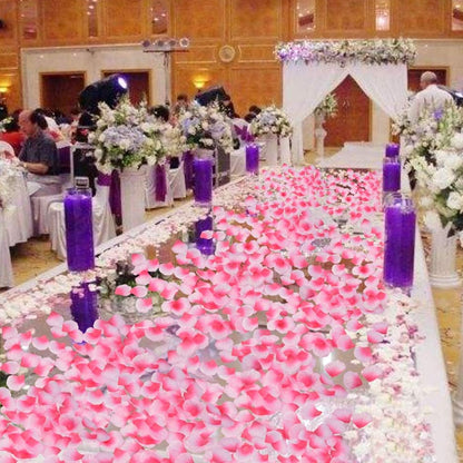 2000 PCS Silk Rose Petals Artificial Flower Petals for Wedding Flower Decoration. Pink and Rose Pink