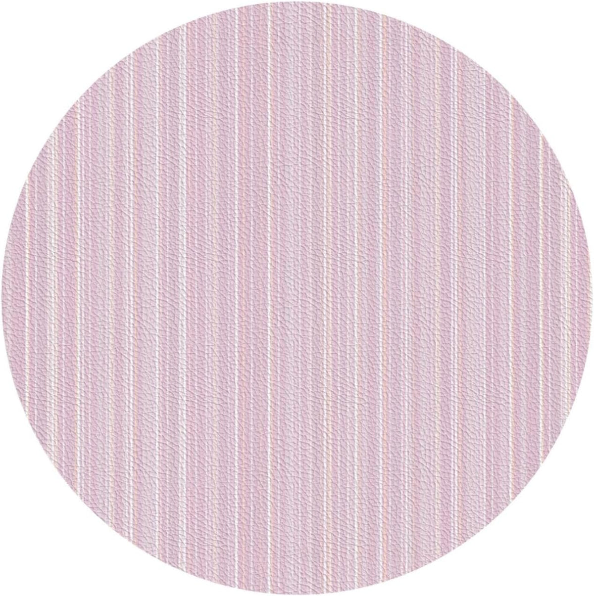 Pastel Light Pink Thin Stripes Pattern Drinks Coasters Set of 4 Leather Drink Coasters for Tabletop Protection Heat Resistant Bar Cup Mat Pad
