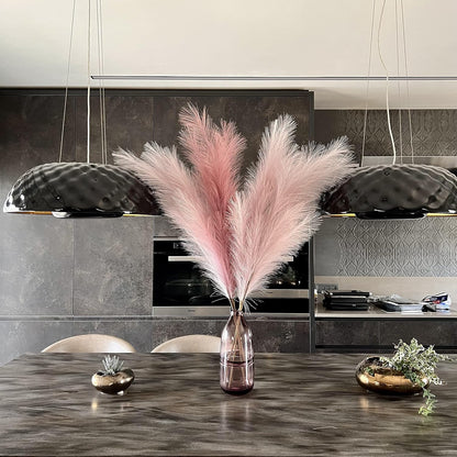 43" / 3.6 ft Pampas Grass Tall 4 Pcs - Faux Pampas Grass Bulk, Artificial Large Pampas Grass Decor for Floor Vase, Room Decor, Home Decor, Boho Decor (Pink & Mauve)