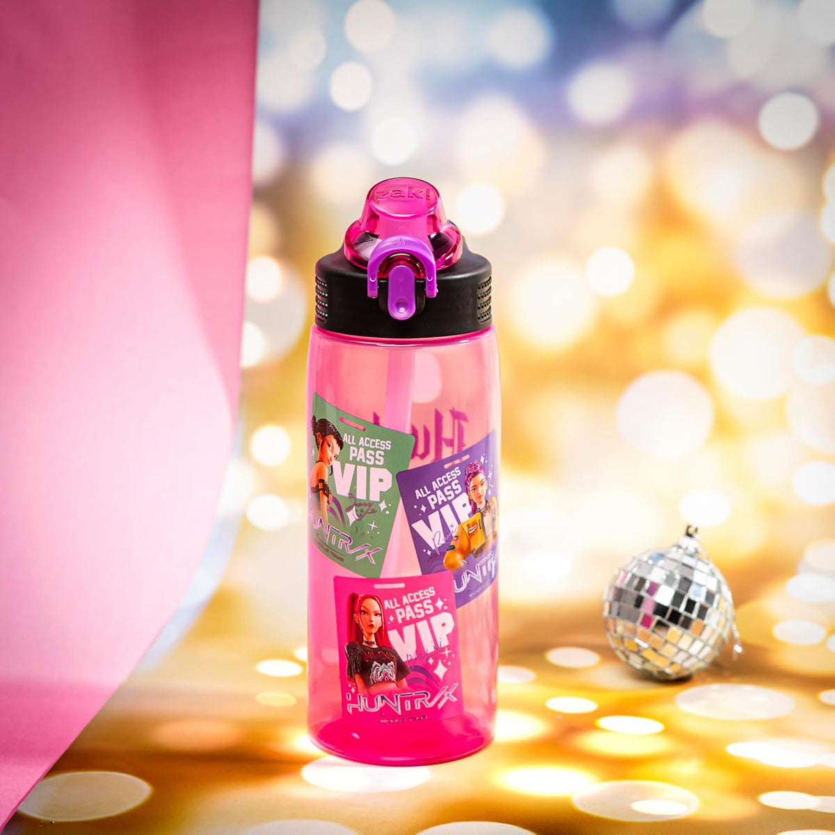 KPop Demon Hunters Sage 25oz Leak-Proof Straw Kids Water Bottle