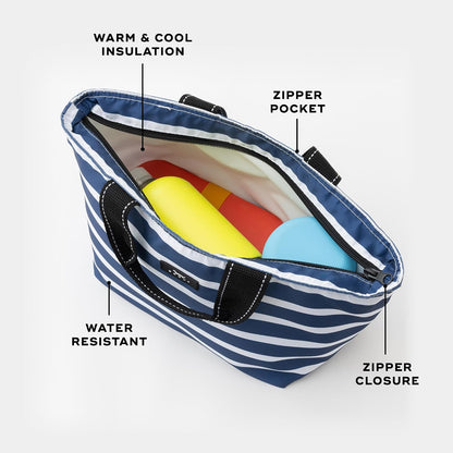 Nooner Insulated Lunch Box - Womens Soft Cooler - Fleetwood Black