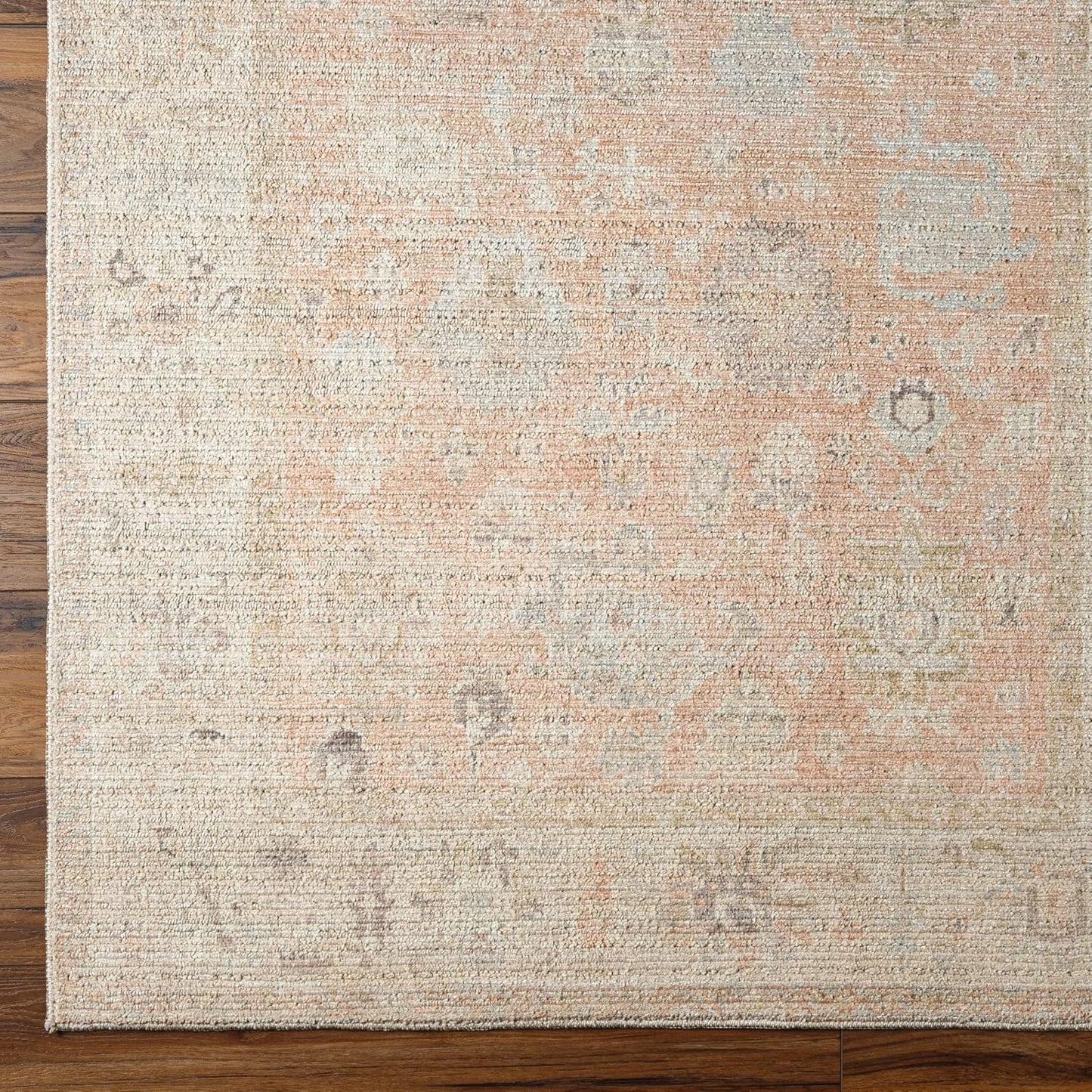 Livabliss x Becki Owens Marlene Vintage Medallion Area Rug, 7'10" x 10', Vintage Pink
