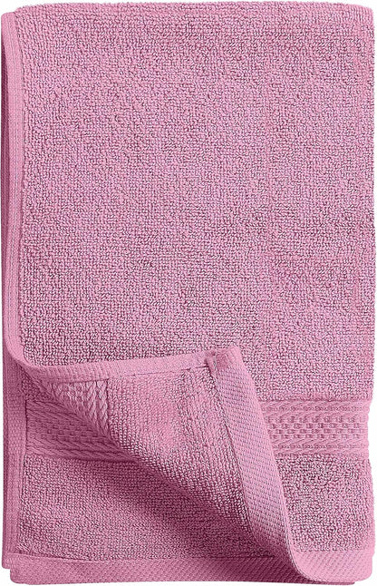 Utopia Towels 6 Pack Premium Hand Towels Set, 16 by 28 inches, 100% Ring Spun Cotton, Ultra Soft and Highly Absorbent 600GSM Towels for Bathroom, Gym, Shower, Hotel, and Spa, Pink