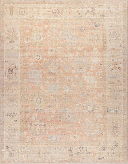 Livabliss x Becki Owens Marlene Vintage Medallion Area Rug, 7'10" x 10', Vintage Pink
