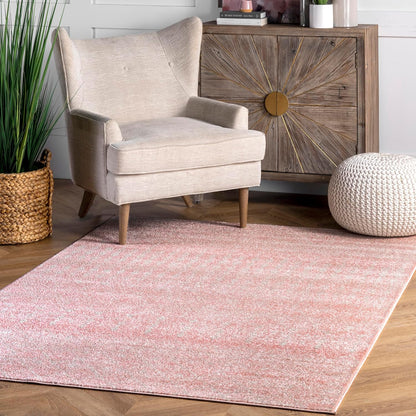 nuLOOM 2x3 Moroccan Blythe Area Rug, Pink, Faded Bohemian Design, Stain Resistant, For Bedroom, Dining Room, Living Room, Hallway, Office, Kitchen, Entryway