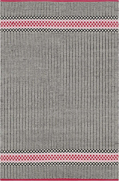 SAFAVIEH Montauk Collection Accent Rug - 4' x 6', Light Pink & Multi, Handmade Cotton, Ideal for High Traffic Areas in Entryway, Living Room, Bedroom (MTK820P)