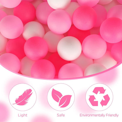 120 Pack Colored Table Tennis Balls 40 mm Plastic Balls Bulk for 4th of July Carnival Wedding Pool Games, DIY Arts, Pet Toys, School Patriotic Activities