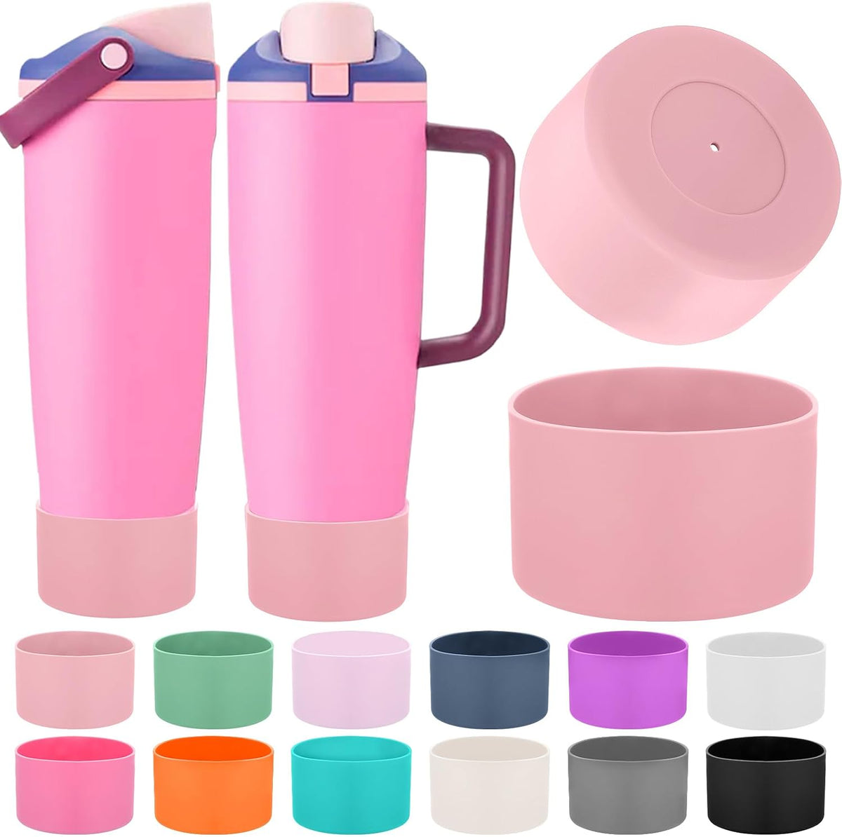 2PCS Protective Silicone Boots for Owala 30oz & 40oz FreeSip Sway
