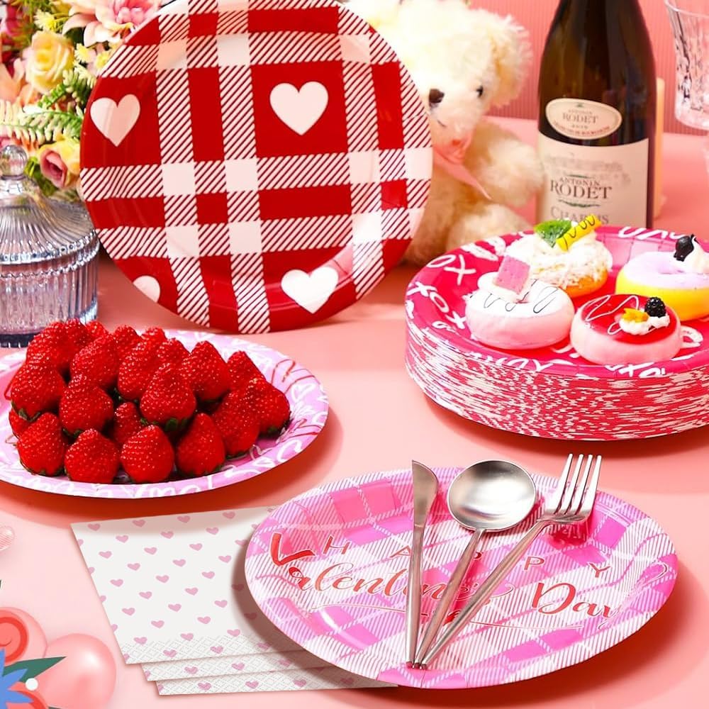 Pink Hearts Baby Shower Beverage Napkins (Pack of 16) - Charming & Elegant Party Decor for Your Celebration