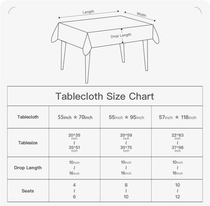 Rectangle Table Cloth Waterproof Gingham Pink 55"x71"