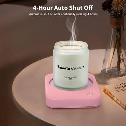 Mug Warmer & Coffee Mug Warmer with 4 Hours Auto Shut-Off, Coffee Warmer Plate for Office Home Desk Use with 3 Temperature Settings, Cup Warmer for Cocoa, Tea, Milk, Water, Coffee Gifts(No Cup)