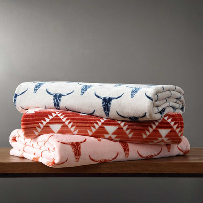 Reversible Soft King Size Blanket for Bed or Couch