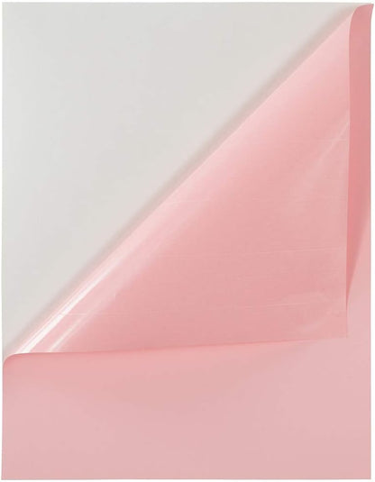 Full Sheet Shipping Labels - Printable Sticker Paper - 8 1/2 x 11 - Baby Pink Pastel - 10 Full Pages/Pack