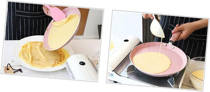 Aluminum Non Stick Frying Pan for Omelettes Pancakes Kitchen Gadget Pink Easy Release Surface for Effortless Cooking Flipping for Home Restaurant Use