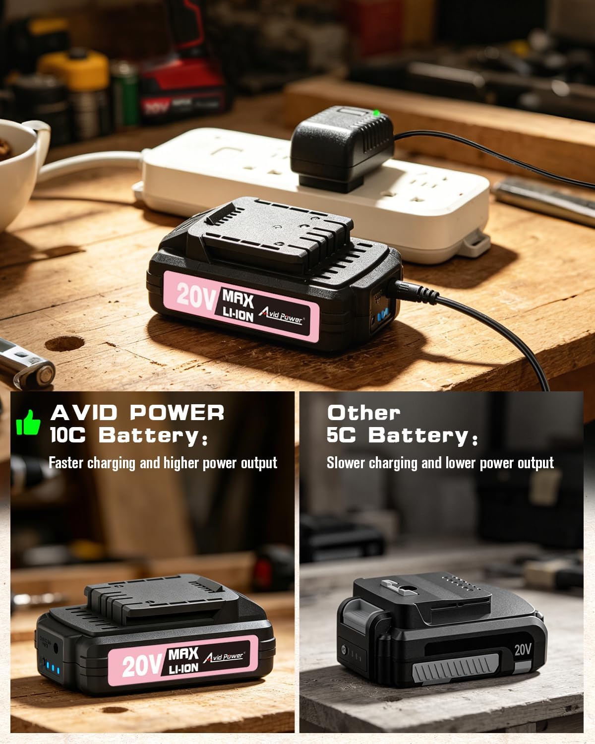 20V Cordless Drill Set for Home DIY & Beginner Projects - Lightweight Power Drill with Battery Charger & 22 Bits, Variable Speed, 3/8" Keyless Chuck, Ideal for Furniture Assembly (Pink)