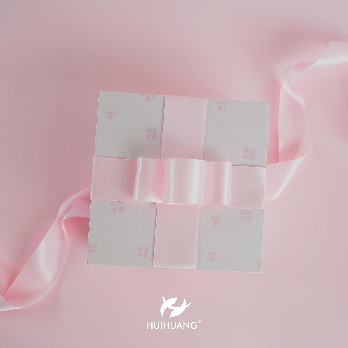 2 inch Baby Pink Double-Faced Satin Silk Ribbon 25 Yards