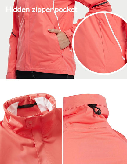 Women's HydroLite Golf Jacket Waterproof 20K Rain Jacket Lightweight Stretch for Outdoor Activities