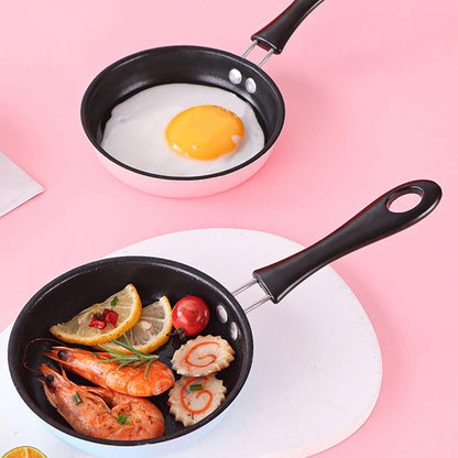Non Stick Frying Pans, Stainless Steel Skillet, 4 Inch, Pink