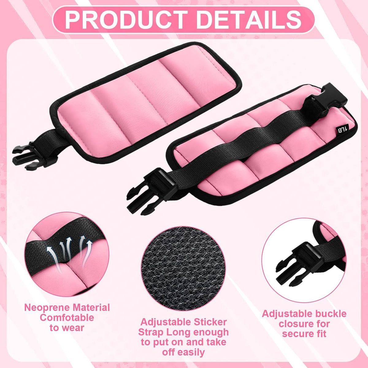 Water Aerobics Set, 4 Piece Pool Exercise Kit (2 Aquatic Dumbbells + 2 Ankle/wrist Weights), EVA Foam, Low-impact Workout
