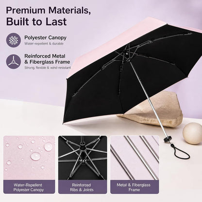 UPF 50+ Pencil Umbrella from Japan - 103g Ultra-Light Compact Umbrella