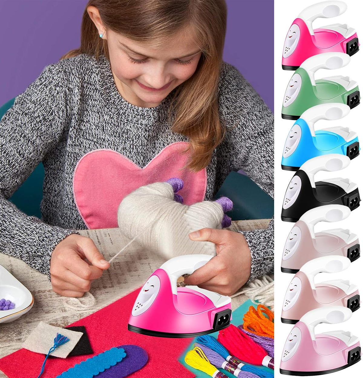 Mini Craft Iron Mini Iron Press,Mini Heat Press Machine for T Shirts Shoes and Hats Small Heat Transfer Vinyl Projects,Portable Travel Irons Mini Heat Press Crafting Craft Clothes