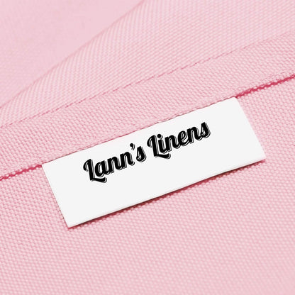 120" Round Premium Tablecloth for Wedding/Banquet/Restaurant - Polyester Fabric Table Cloth - Pink