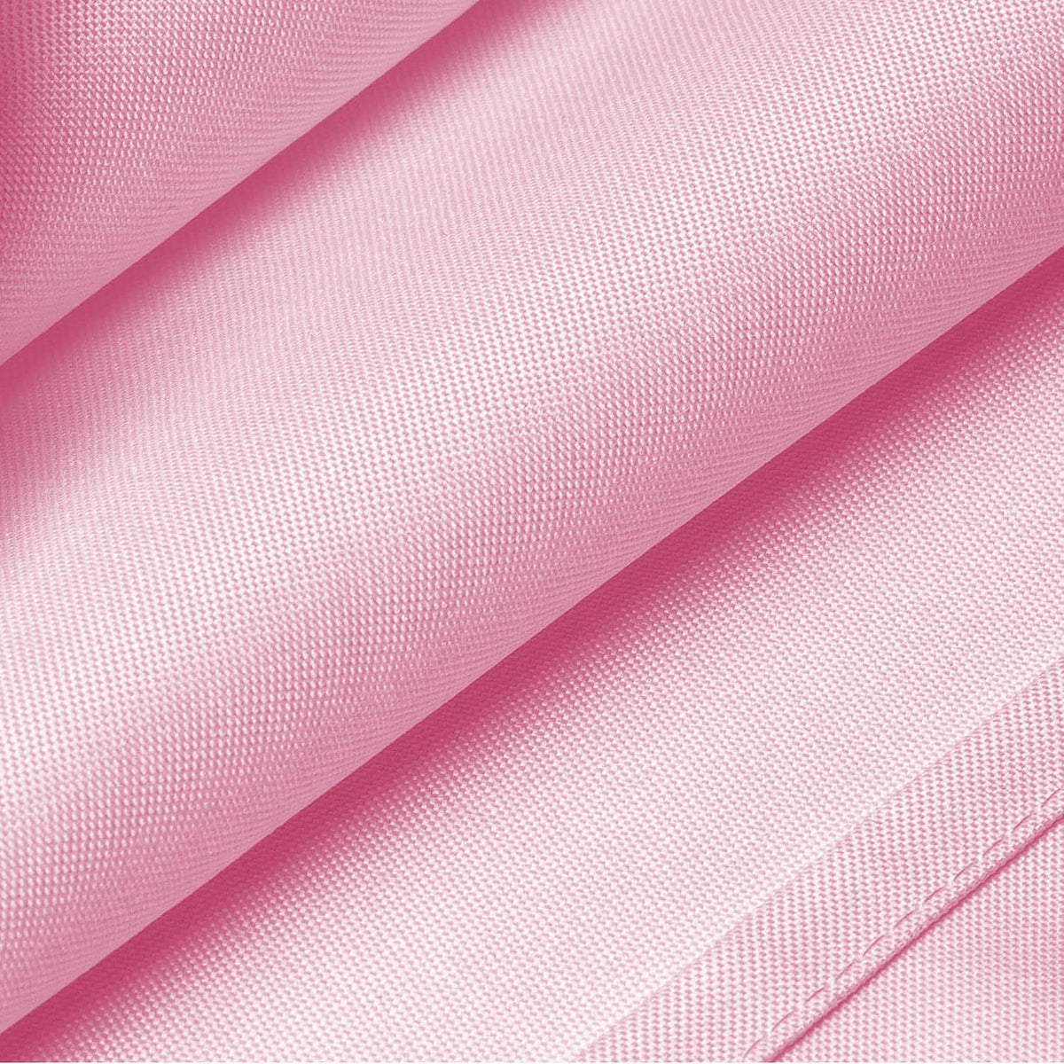 120" Round Premium Tablecloth for Wedding/Banquet/Restaurant - Polyester Fabric Table Cloth - Pink