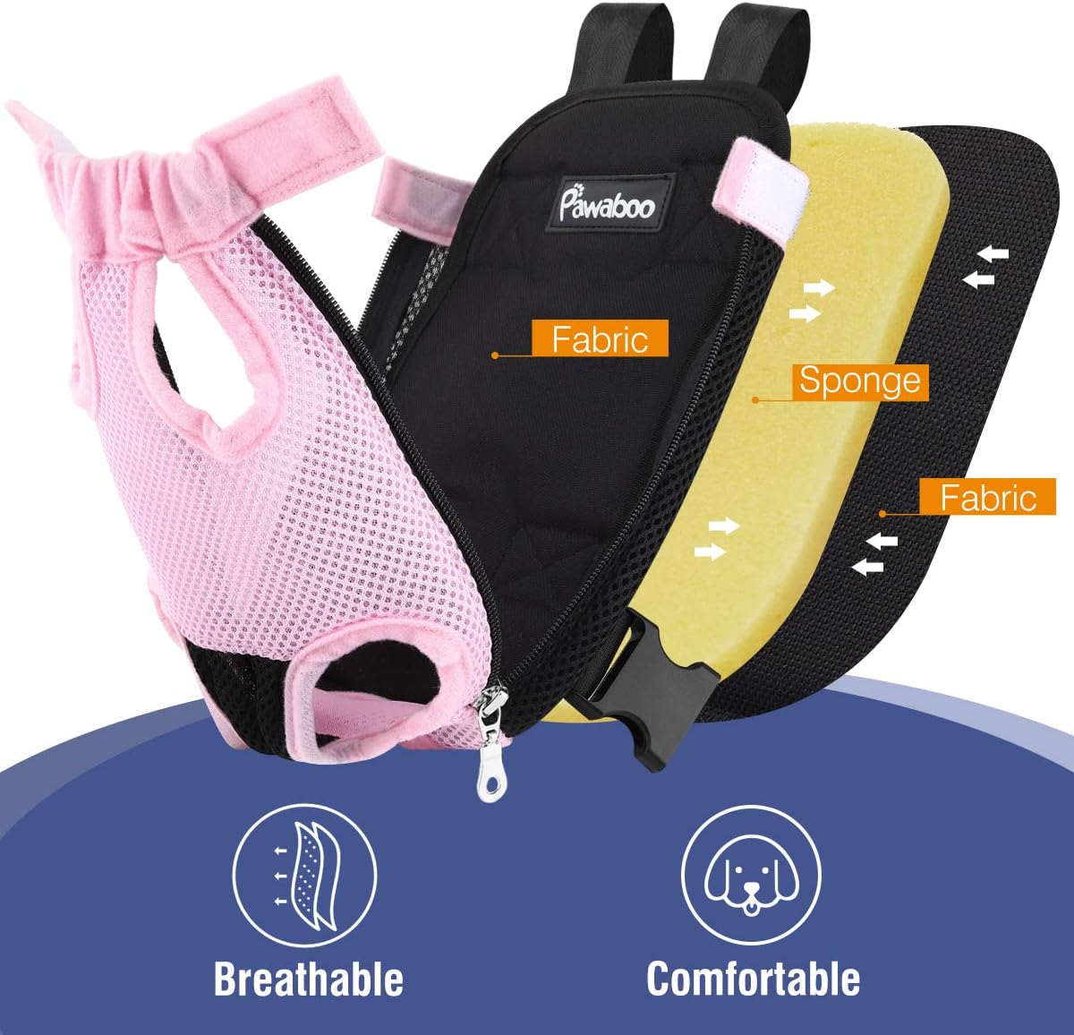Pet Carrier Backpack, Pet Front Dog Cat Carrier Backpack, Legs Out, Easy-Fit for Traveling Hiking Camping, Travel Bag Backpacks for Small Dogs Cats, S, Pink
