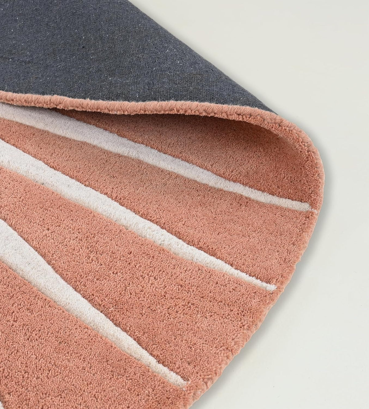 Restoration and Renovation Modern Round Area Rug – Hand-Tufted with 100% NZ Wool, Thick & Soft Circular Carpet for Living Room, Bedroom & Dining Room Decor (Soft Pink, 5' Round)