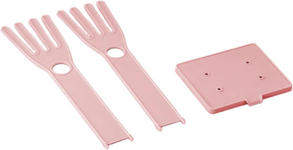 Kitchen Glove Holder Stand Dryer Rack Reusable Plastic Mitten Drying Organizer for Dishwashing Rubber Gloves Towel Storage Sink Holder Multi-Functional Cleaning Tool, Pink