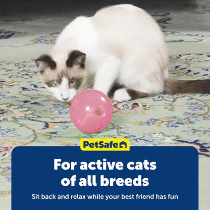 Slimcat Feeder Ball Cat Toy, Pink