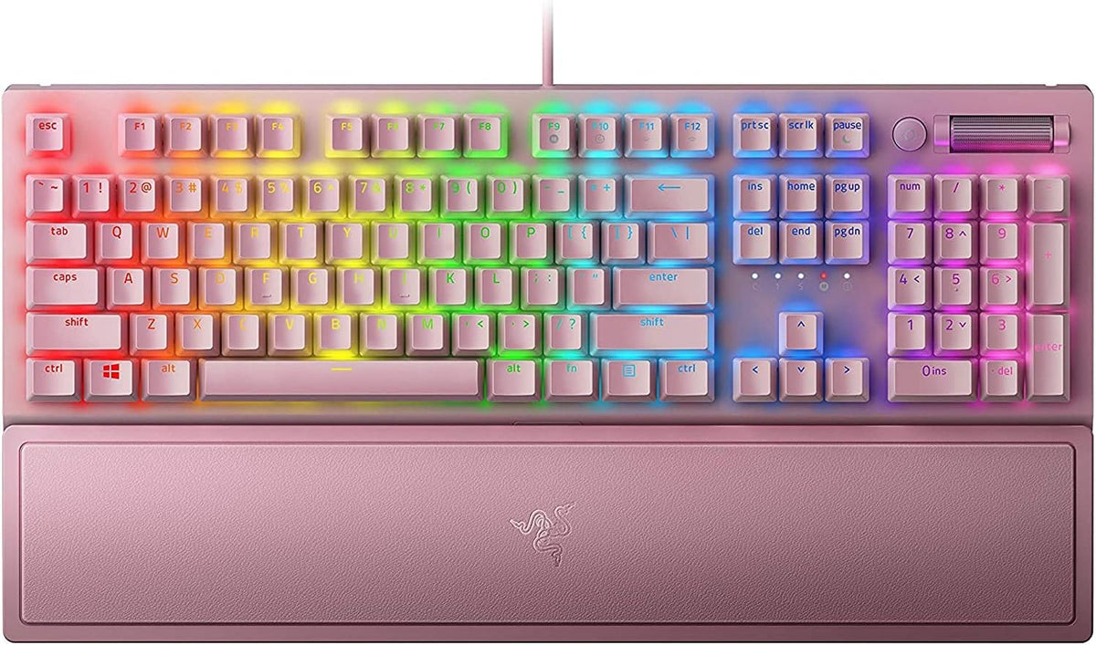 BlackWidow V3 Mechanical Gaming Keyboard, Green Mechanical, Quartz