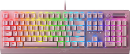 BlackWidow V3 Mechanical Gaming Keyboard, Green Mechanical, Quartz